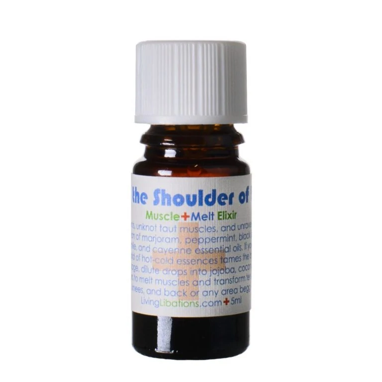 Living Libations Feeling the Shoulder of het Lion Muscle Melt Elixir