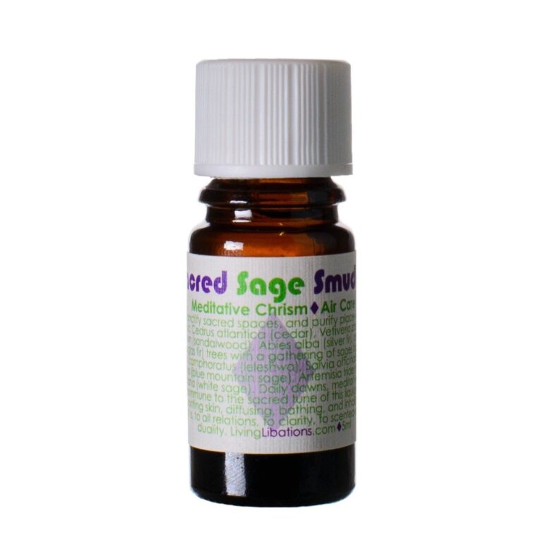 Sacred Sage Smudge Chrism Living Libations 5 ml