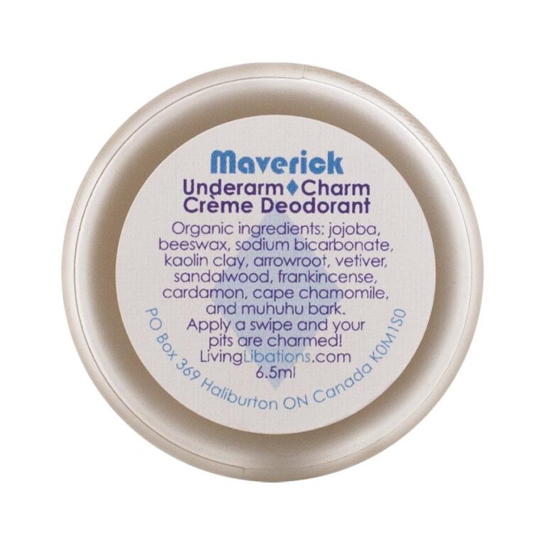 Underarm Charm Crème Deodorant - Maverick Living Libations