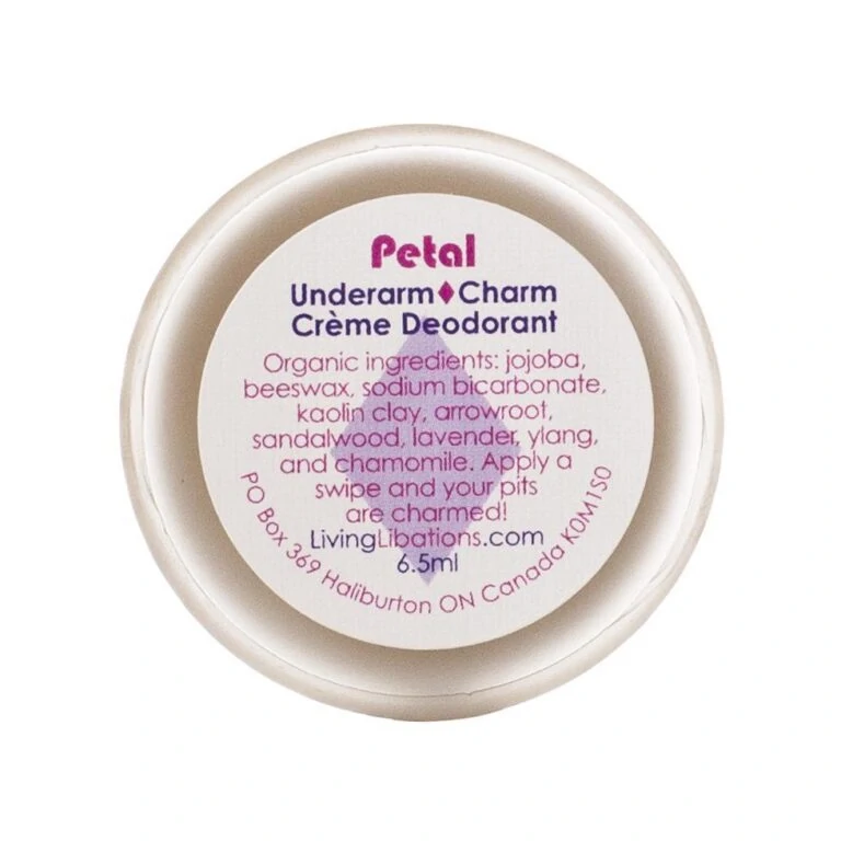 Underarm Charm Crème Deodorant - Petal Living Libations