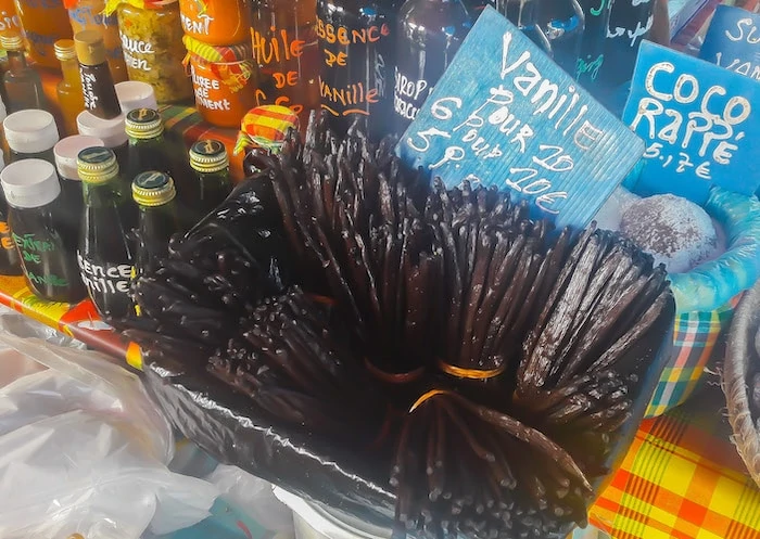 Vanilla Beans Market on Guadeloupe WestIndies - Jana Teneva