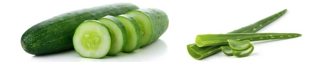Simple DIY Face Mask - Cucumber and Aloe Vera