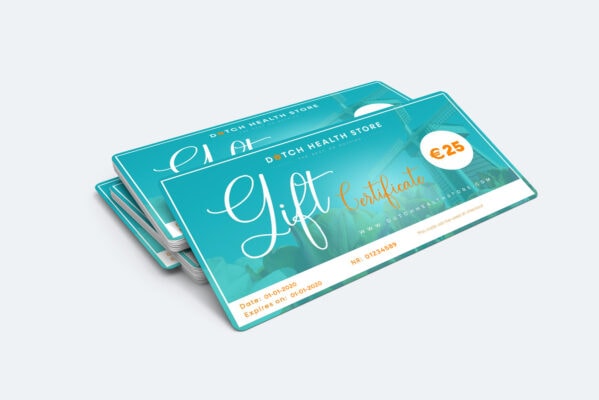 gift certificate dutch health store