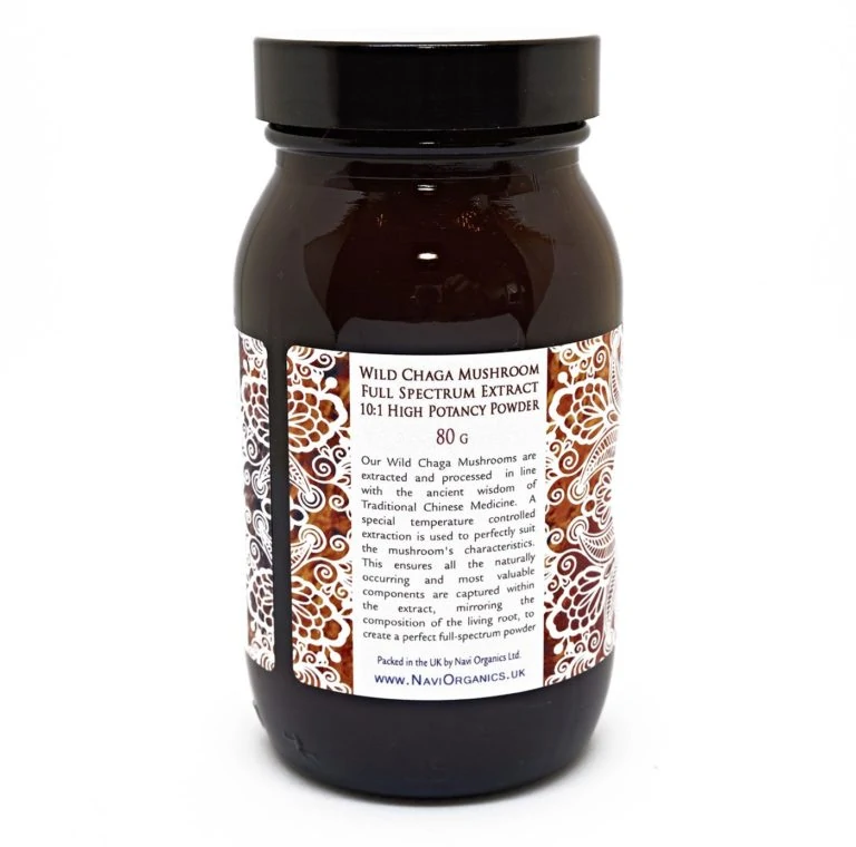 Na'Vi Organics - Wild Chaga Mushroom Extract Powder 2