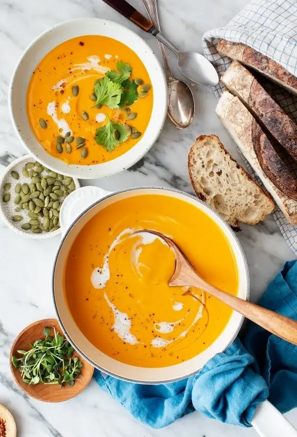 Sweet potato soup vegan