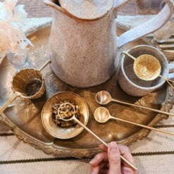 Brass Spoon, Handmade Solid Brass