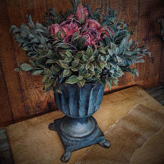 Old Roses Store Antique Burgundy Roses - Dutch Home & Living