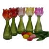 Tulip shaped vase/candle holder