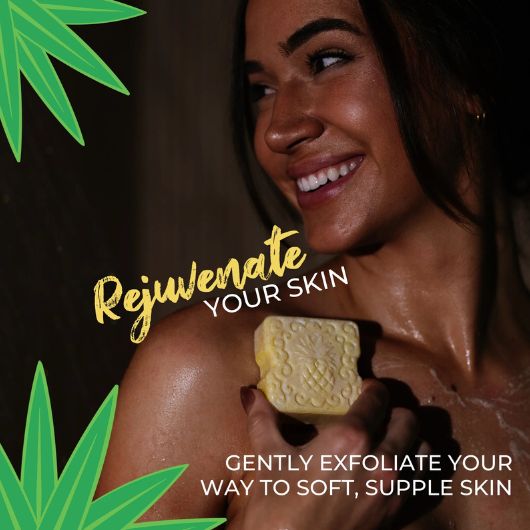 Pineapple Sugar Scrub Bar – Brightening – Image 5