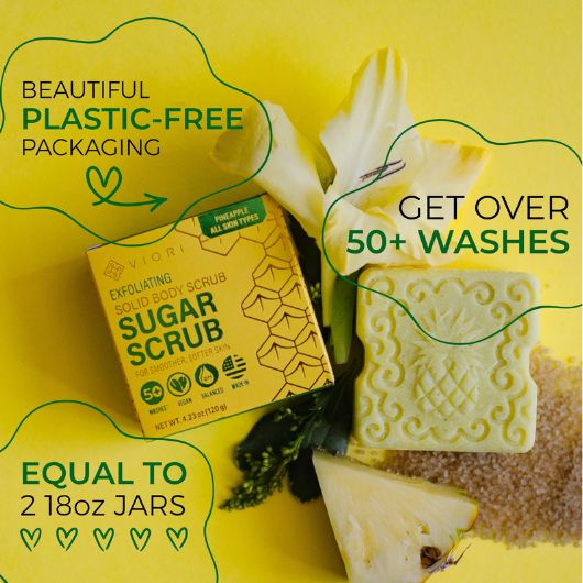 Pineapple Sugar Scrub Bar – Brightening – Image 7