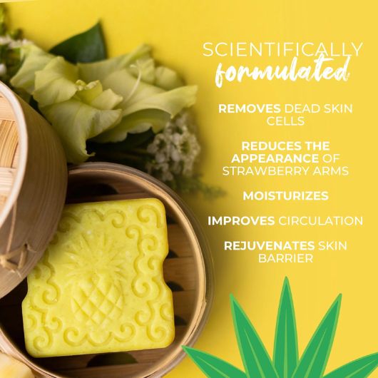 Pineapple Sugar Scrub Bar – Brightening – Image 8