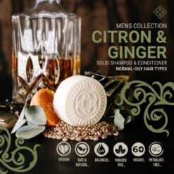 Citron & Ginger Men's Shampoo Bar – Bild 2