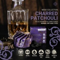 Men's Conditioner Bar for Dry Hair - Charred Patchouli – Image 2