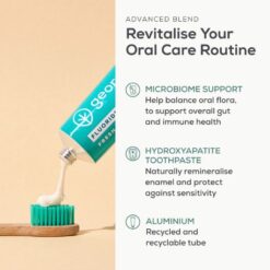 Prebiotics & Probiotics with Hydroxyapatite Toothpaste - Fluoride Free – Image 3