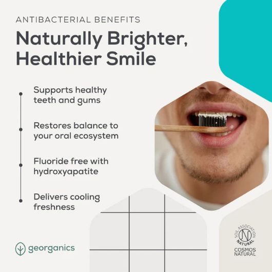 Prebiotics & Probiotics with Hydroxyapatite Toothpaste - Fluoride Free – Image 4