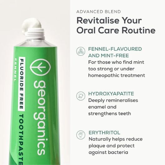 Toothpaste with Hydroxyapatite - Fennel - Fluoride Free – Image 3