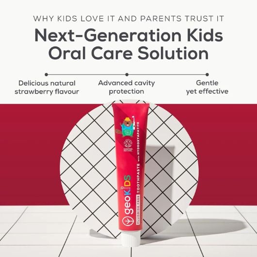 Kids Toothpaste with Hydroxyapatite - Strawberry - Fluoride Free – Image 2
