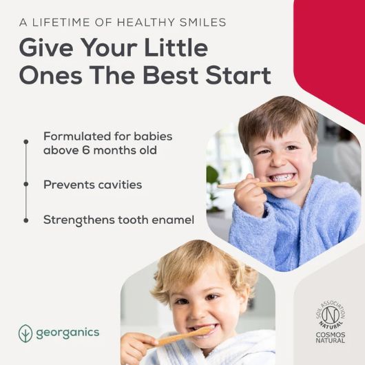 Kids Toothpaste with Hydroxyapatite - Strawberry - Fluoride Free – Image 4