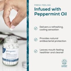 Mineral Toothpaste Tablets - English Peppermint 120 Tablets – Image 3